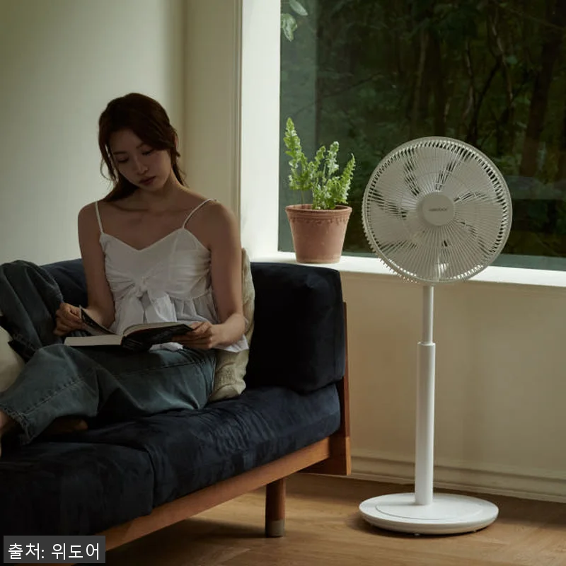 위도어 무소음 무선 선풍기 BLDC 관련 이미지 3
