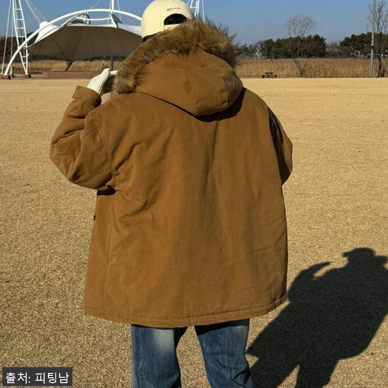 남자 리프 겨울 오버핏 해비 후드 야 관련 이미지 5