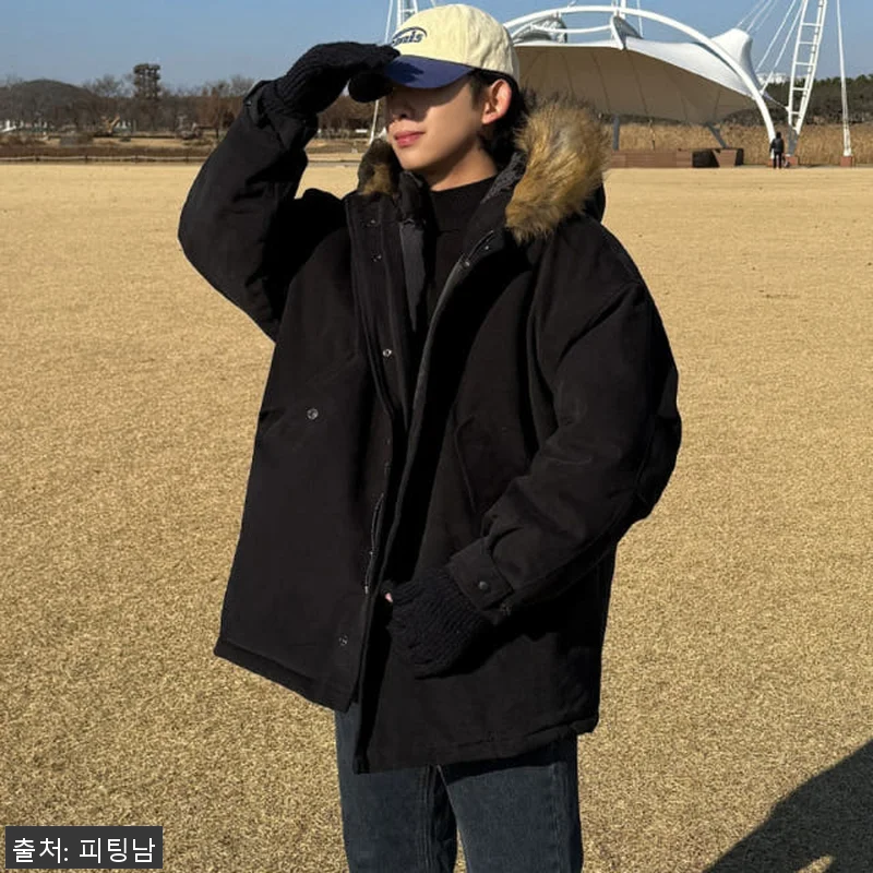 남자 리프 겨울 오버핏 해비 후드 야 관련 이미지 6