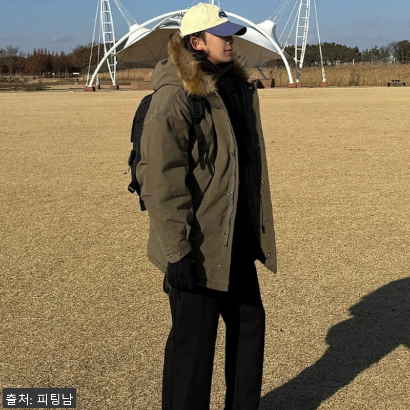 남자 리프 겨울 오버핏 해비 후드 야 관련 이미지 7