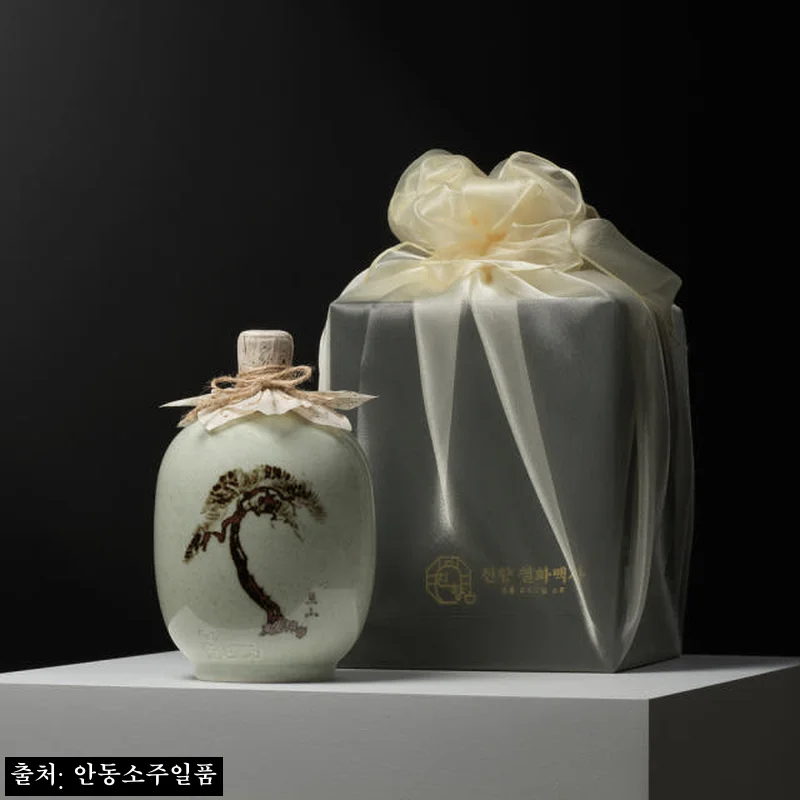 철화백자 소나무 전통주 40도 1000ml 사용후기 및 고급 선물 소개