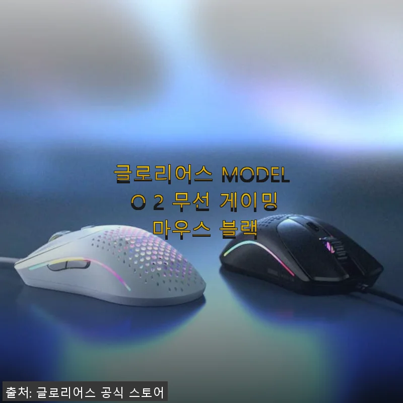 글로리어스 MODEL O 2 무선 게이밍 마우스 블랙 사용후기