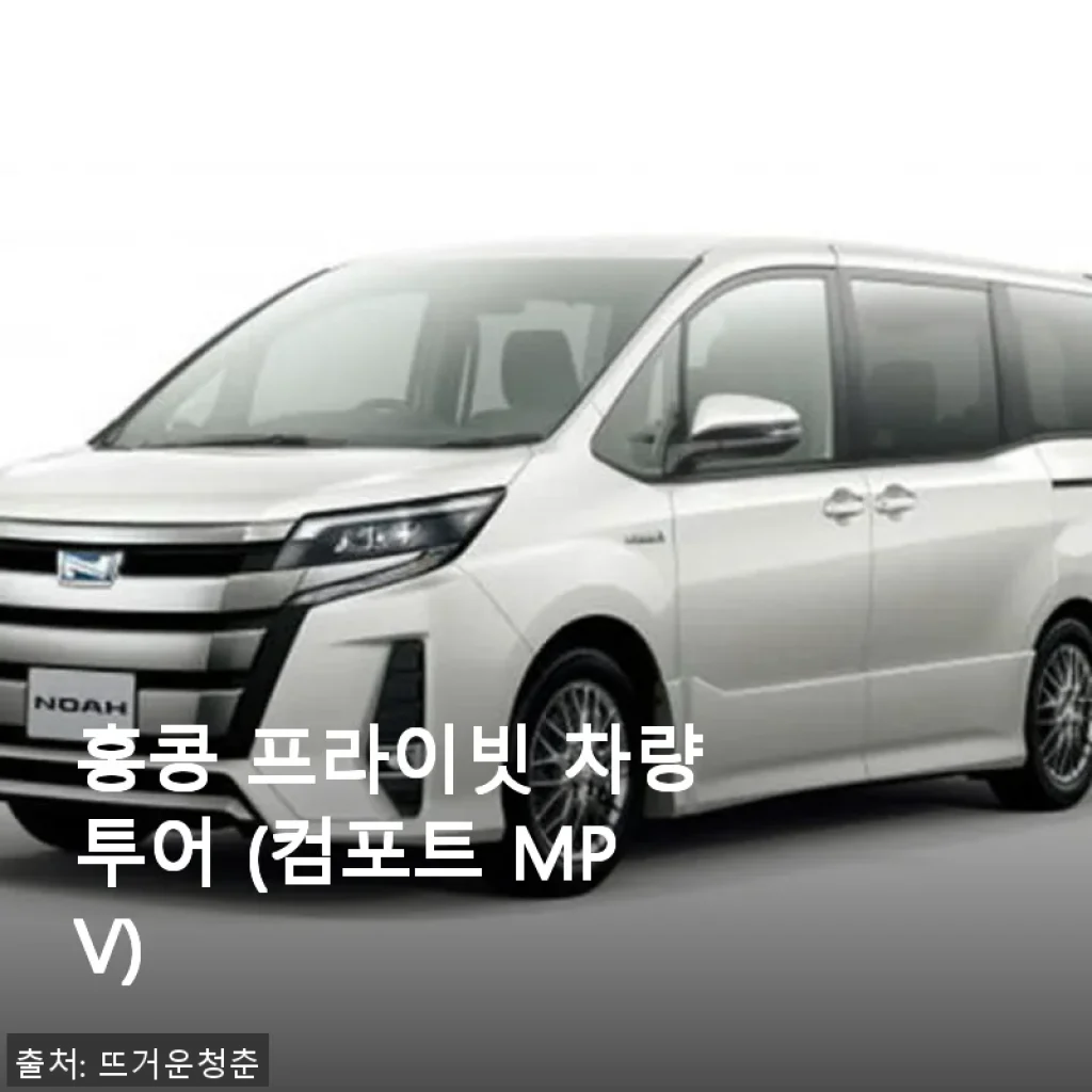 홍콩 프라이빗 차량투어 (컴포트 MPV) 직접 사용 후기와 솔직한 경험담