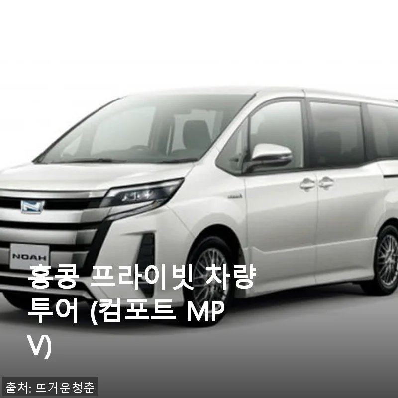 홍콩 프라이빗 차량투어 (컴포트 MPV) 직접 사용 후기와 솔직한 경험담