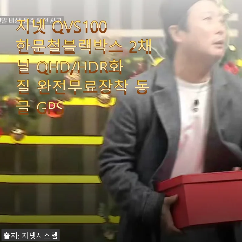 지넷 QVS100 한문철블랙박스 2채널 QHD/HDR 화질 사용후기