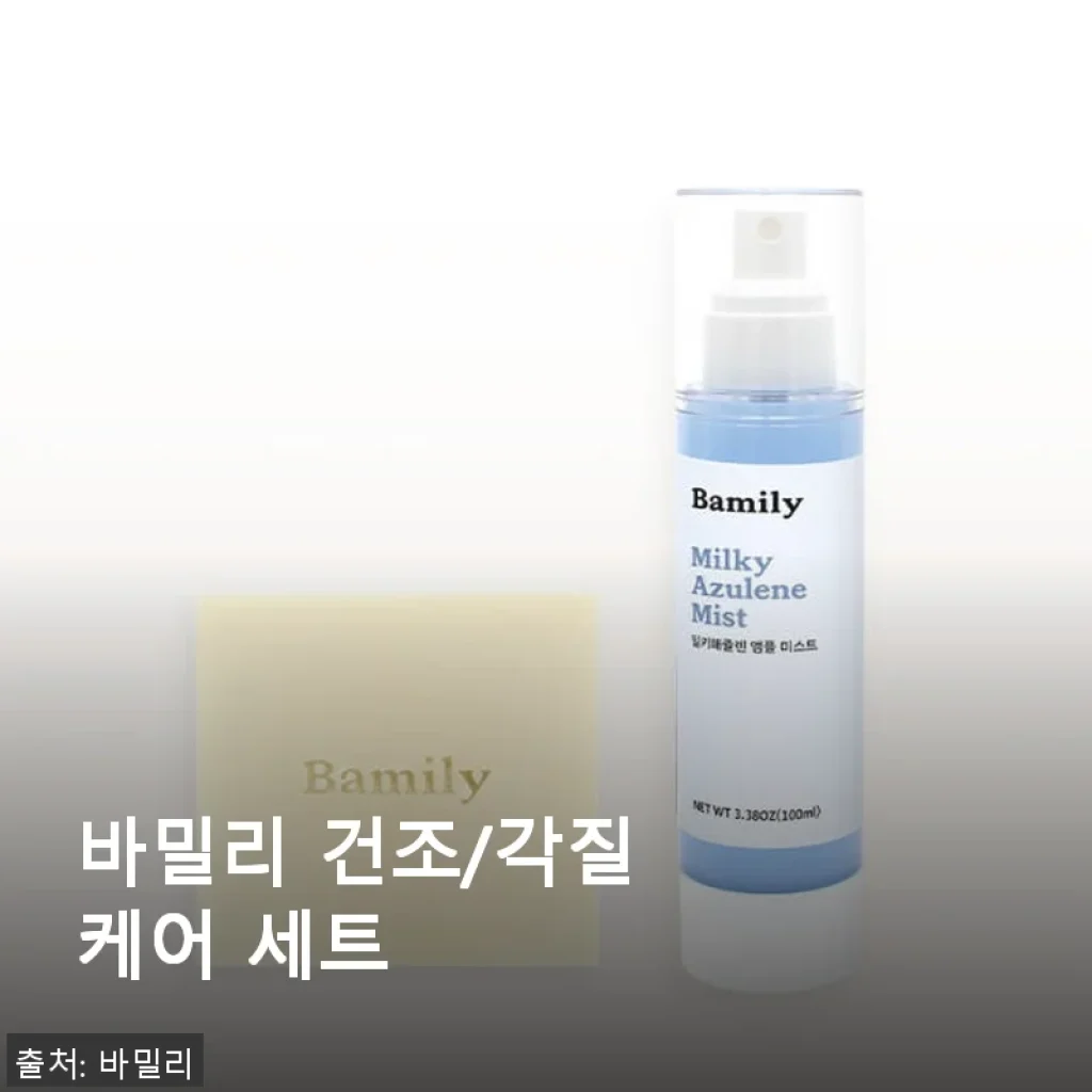 바밀리 건조/각질 케어 세트 사용후기, 민감한 피부에 딱 맞는 선택