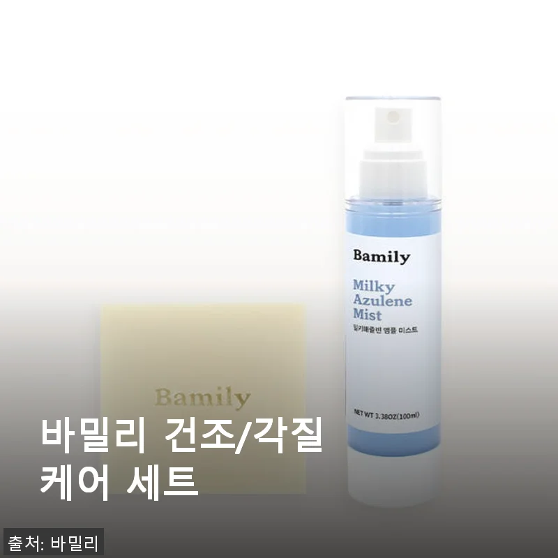 바밀리 건조/각질 케어 세트 사용후기, 민감한 피부에 딱 맞는 선택