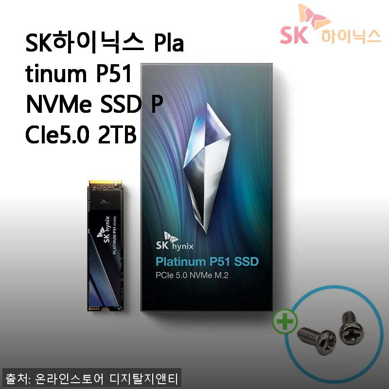 SK하이닉스 Platinum P51 NVMe SSD PCIe5.0 2TB 직접 써본 후기