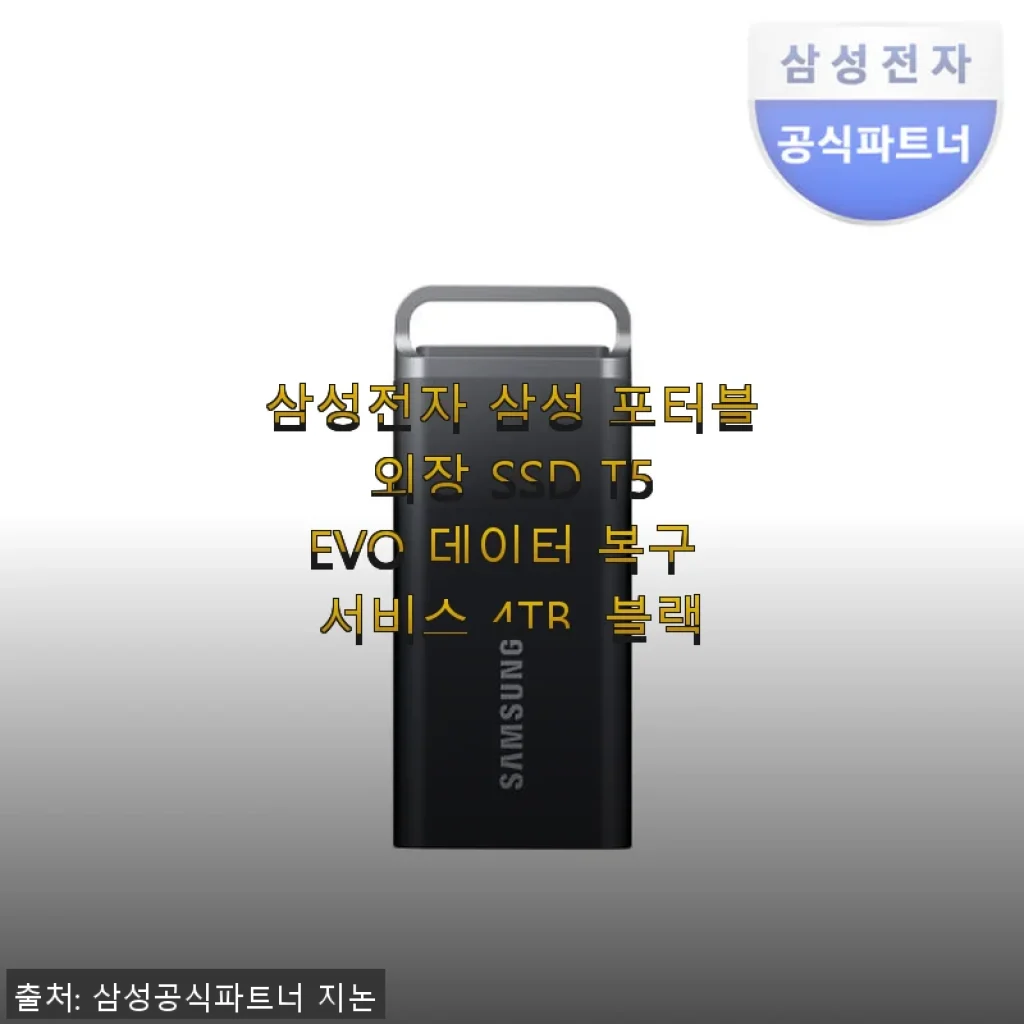 삼성 포터블 외장 SSD T5 EVO 4TB 사용후기: 빠르고 안정적인 저장 솔루션