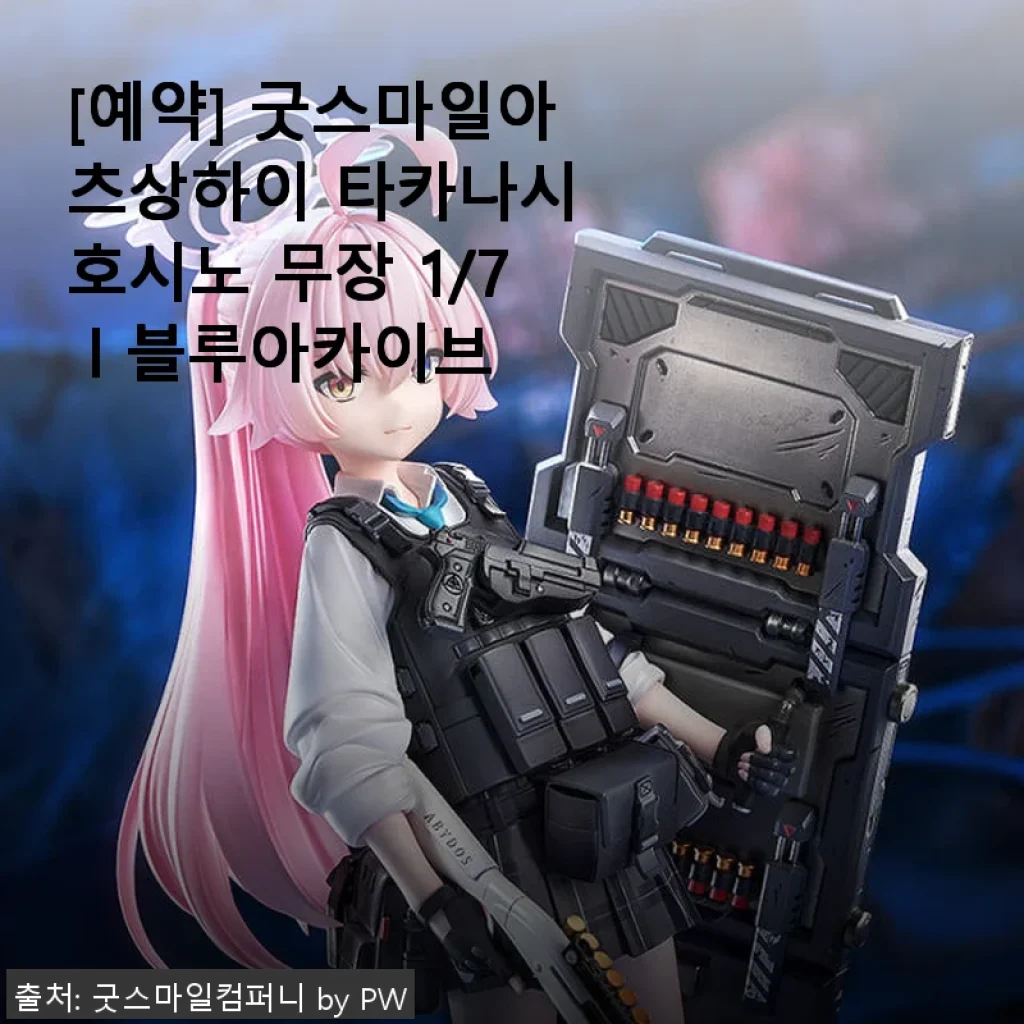 굿스마일아츠상하이 타카나시 호시노 무장 1/7 블루아카이브 예약구매 후기