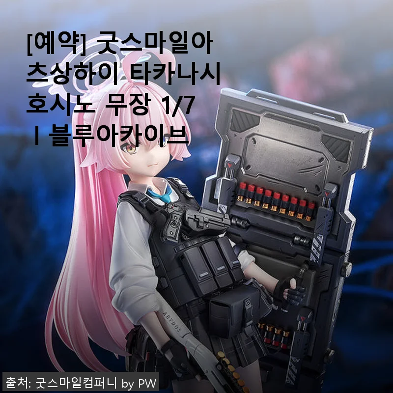 굿스마일아츠상하이 타카나시 호시노 무장 1/7 블루아카이브 예약구매 후기
