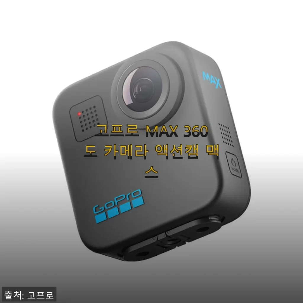 고프로 MAX 360도 카메라 액션캠 맥스 사용후기와 구매 경험