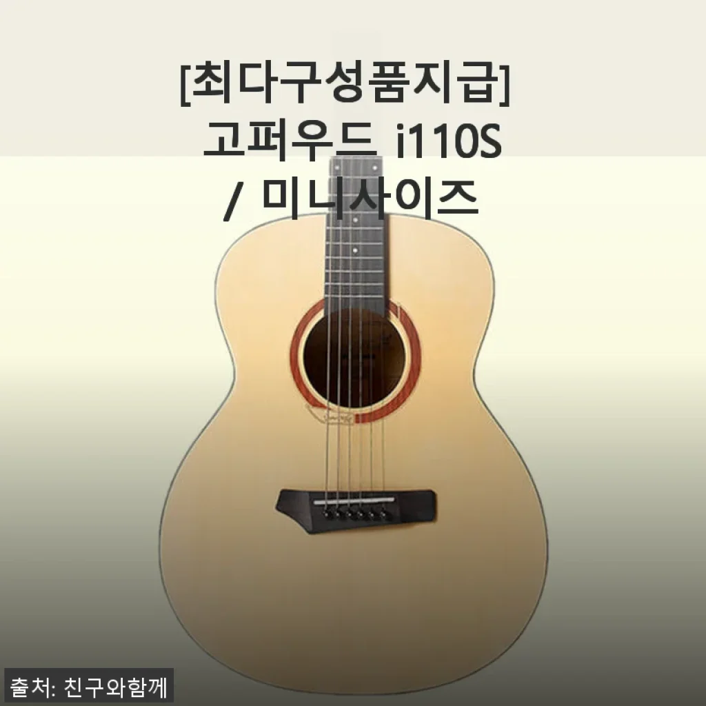 고퍼우드 i110S 미니사이즈 기타, 직접 사용해 본 솔직한 후기