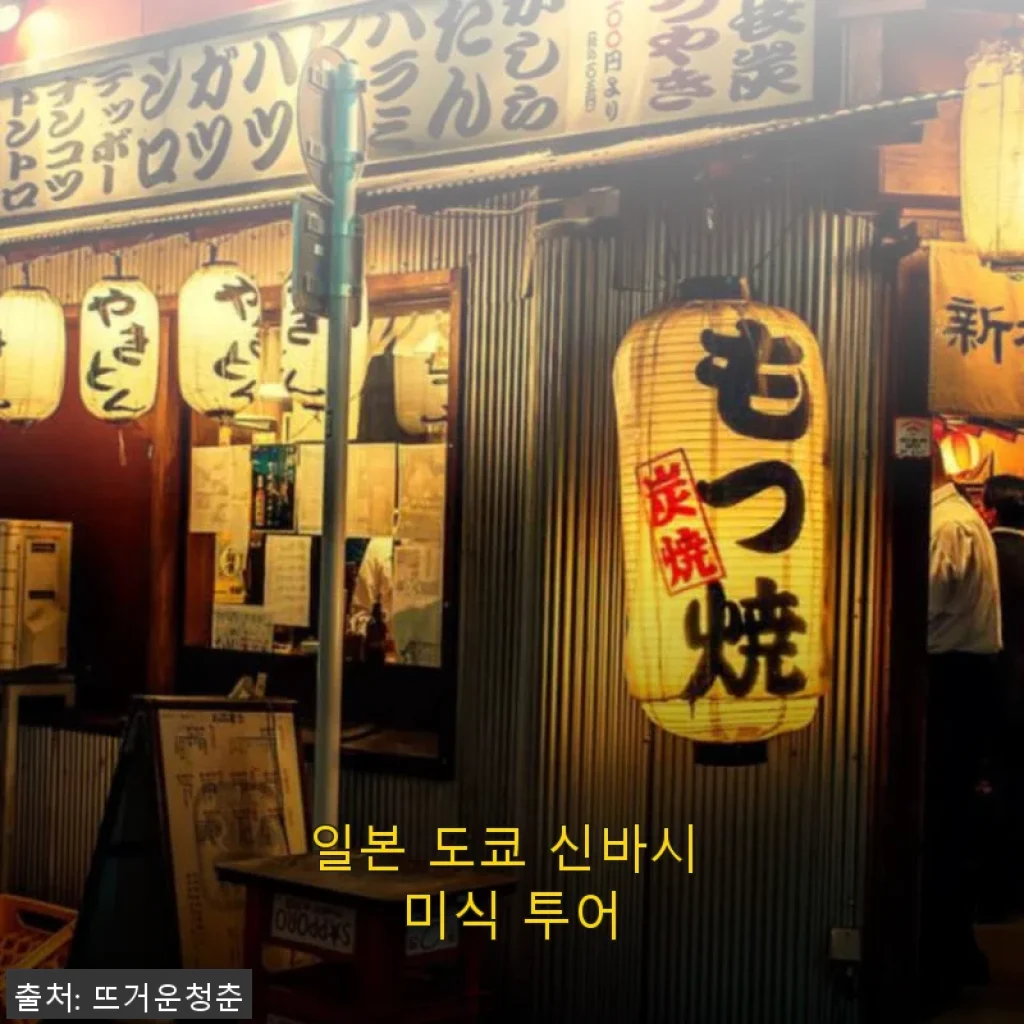 일본 도쿄 신바시 미식 투어 체험 후기와 상세 소개