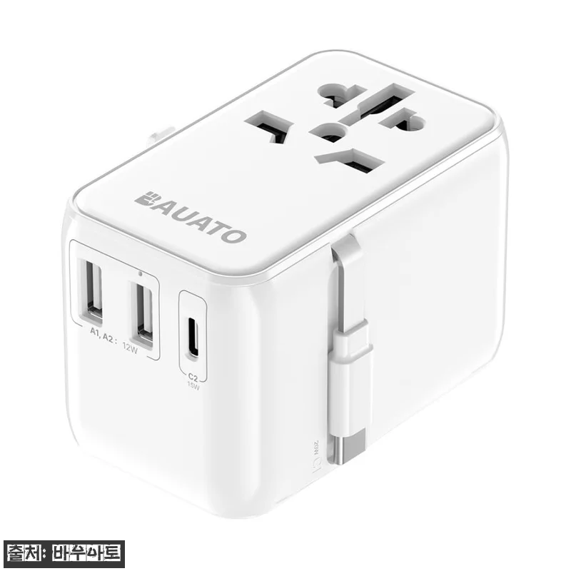 바우아토 USB 멀티탭 여행용 어댑터 관련 이미지 4