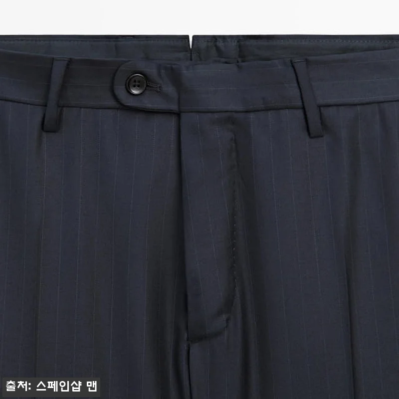마시모두띠 울 스트라이프 수트 팬츠 관련 이미지 5
