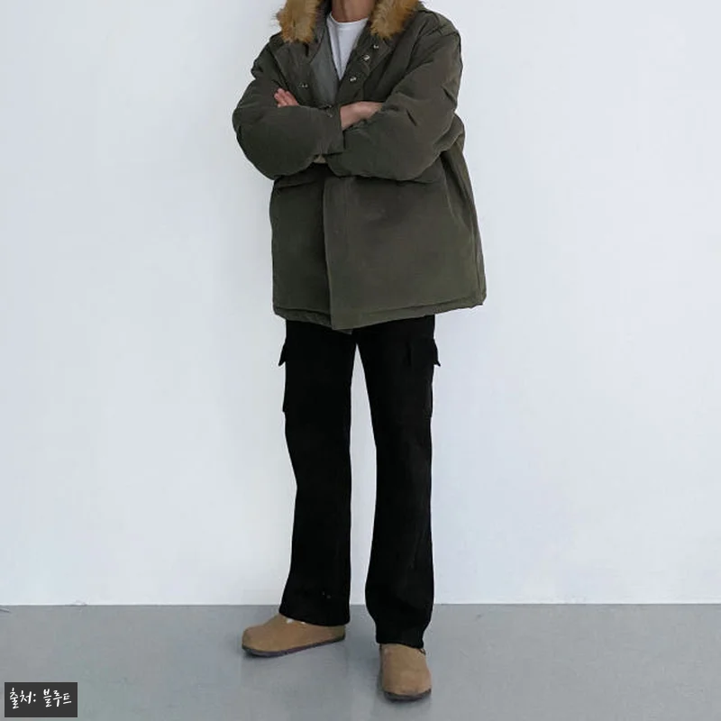 몬스터파카 남자야상패딩 사파리패딩 직 관련 이미지 5