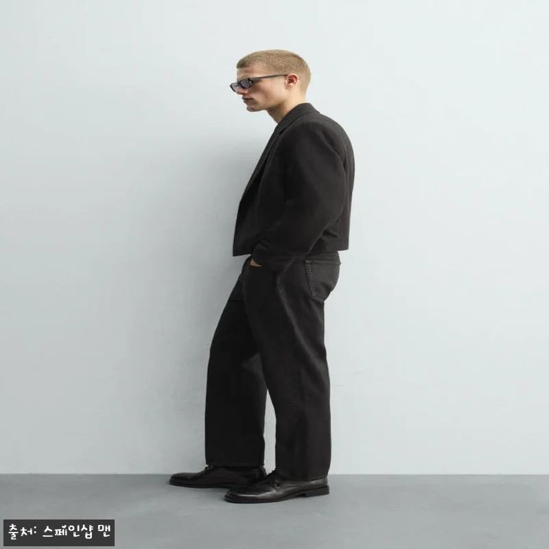 자라 크롭 핀스트라이프 수트 블레이저 관련 이미지 5