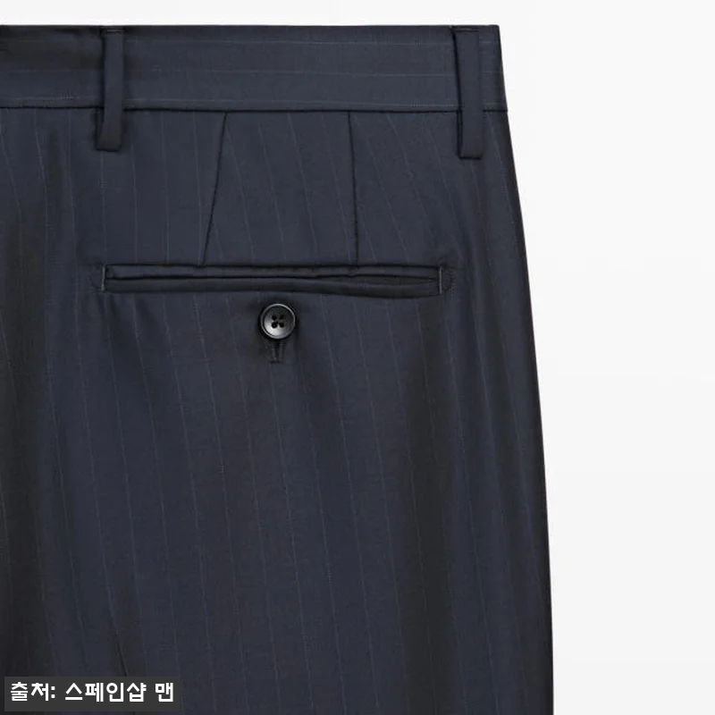 마시모두띠 울 스트라이프 수트 팬츠 관련 이미지 6