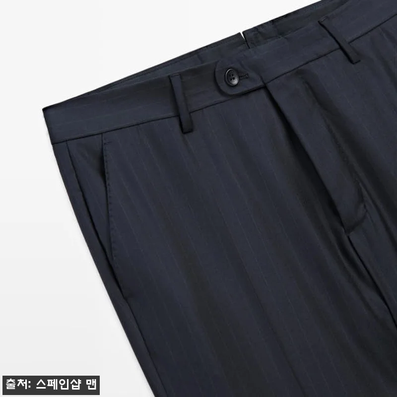 마시모두띠 울 스트라이프 수트 팬츠 관련 이미지 7