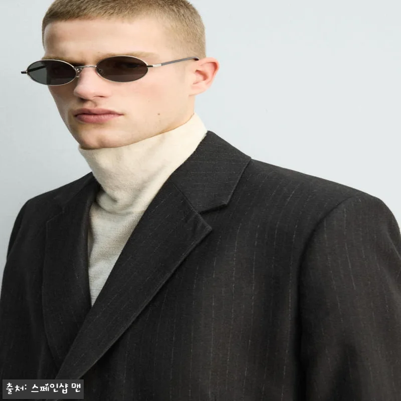 자라 크롭 핀스트라이프 수트 블레이저 관련 이미지 7