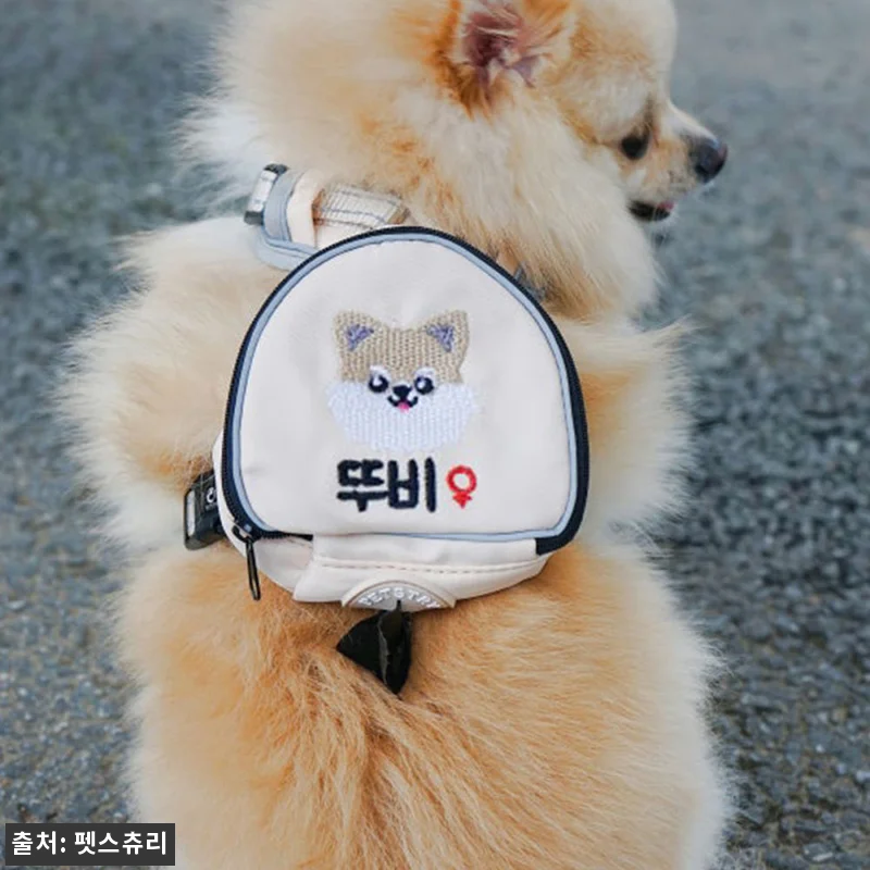 펫스츄리 강아지 가방 하네스 자수 이 관련 이미지 7