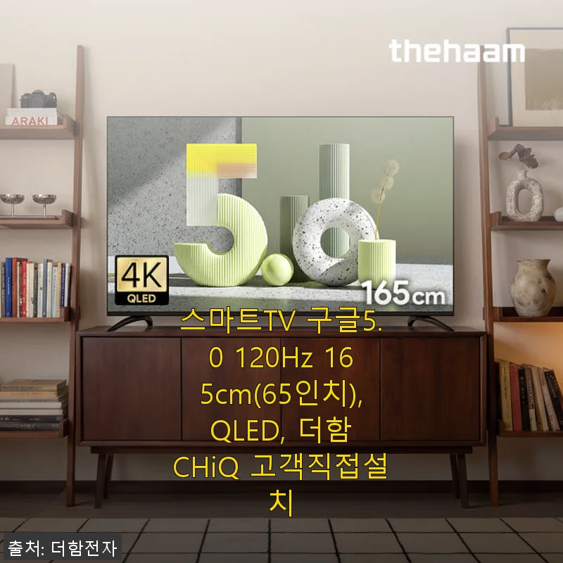 더함 CHiQ 스마트TV 65인치 QLED 직접 설치 후기