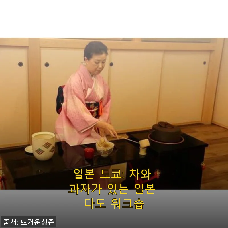 일본 도쿄: 차와 과자가 있는 일본 다도 워크숍 사용후기