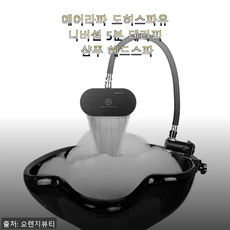 에어라파 도히스파유니버셜 5분 테라피 샴푸 헤드스파 사용후기