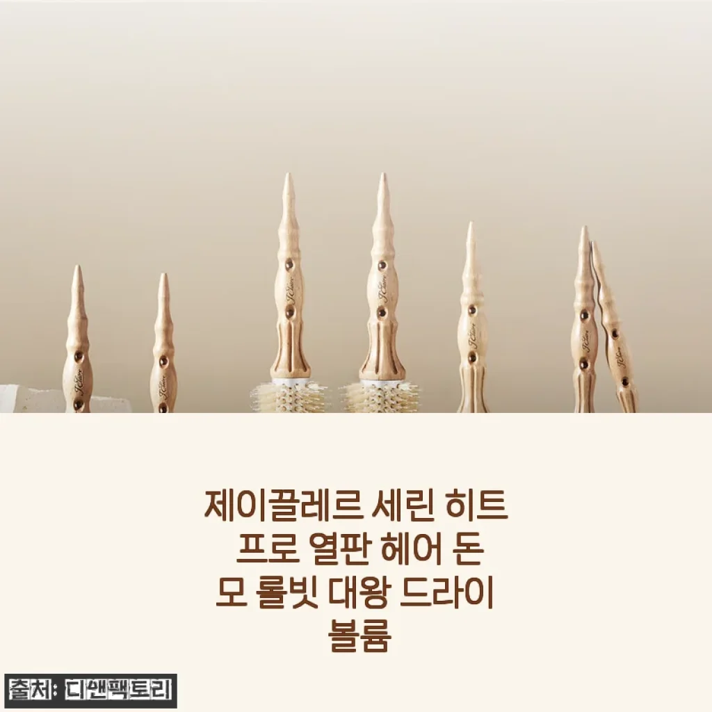 제이끌레르 세린 히트 프로 열판 헤어 돈모 롤빗 대왕 드라이 볼륨 사용후기
