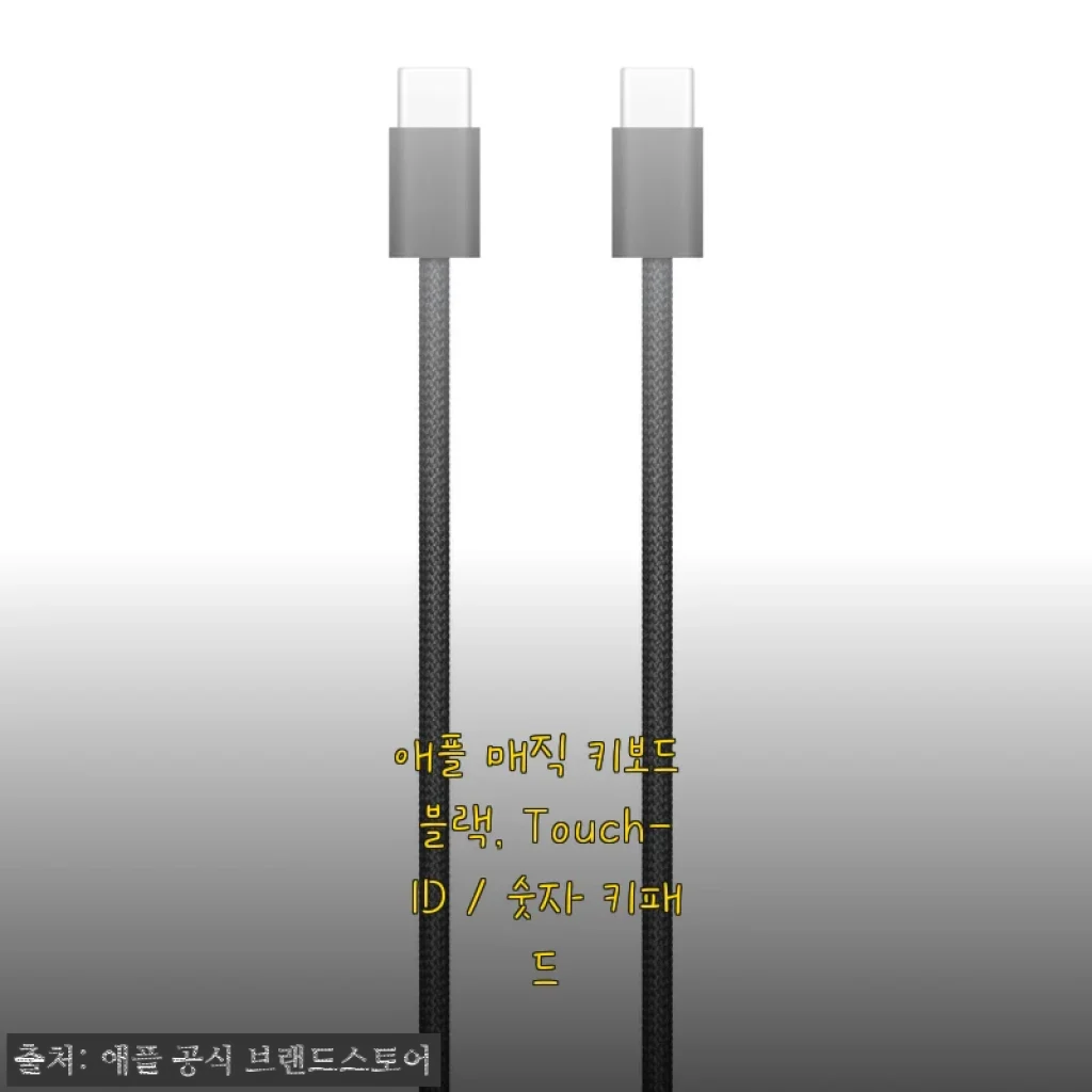 애플 매직 키보드 블랙 Touch-ID / 숫자 키패드 사용후기