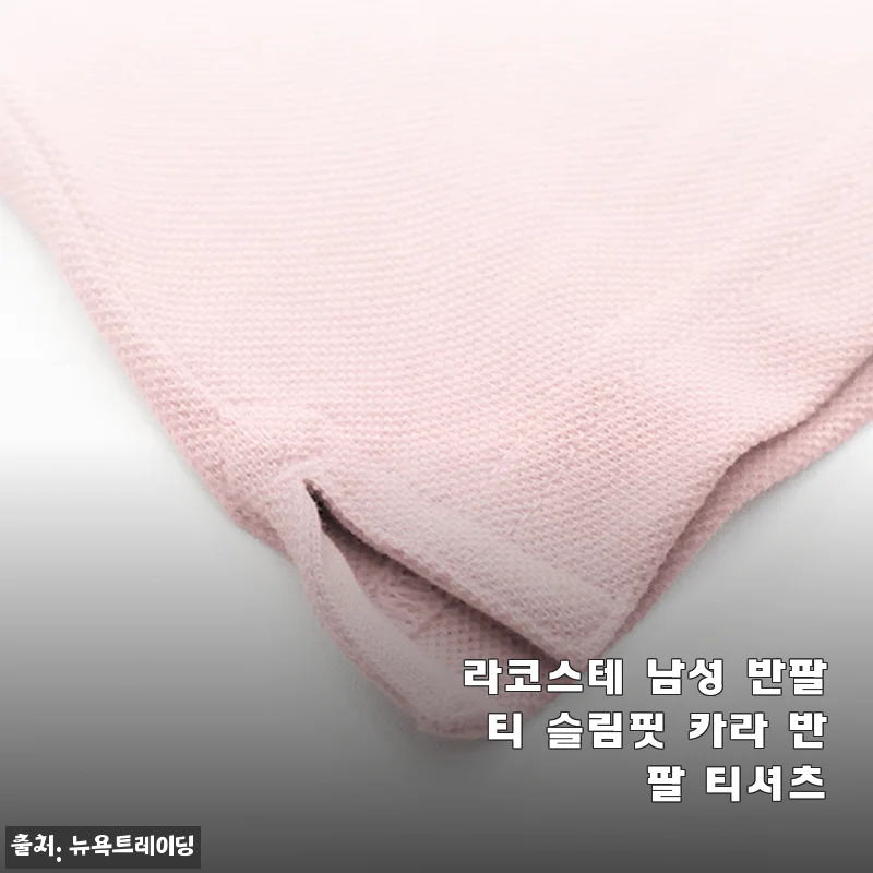 라코스테 남성 반팔티 슬림핏 카라 반팔 티셔츠 사용후기