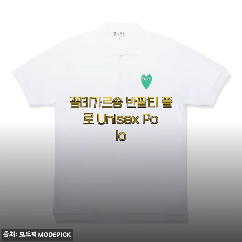 꼼데가르송 반팔티 폴로 Unisex Polo 사용 후기 및 상세 소개