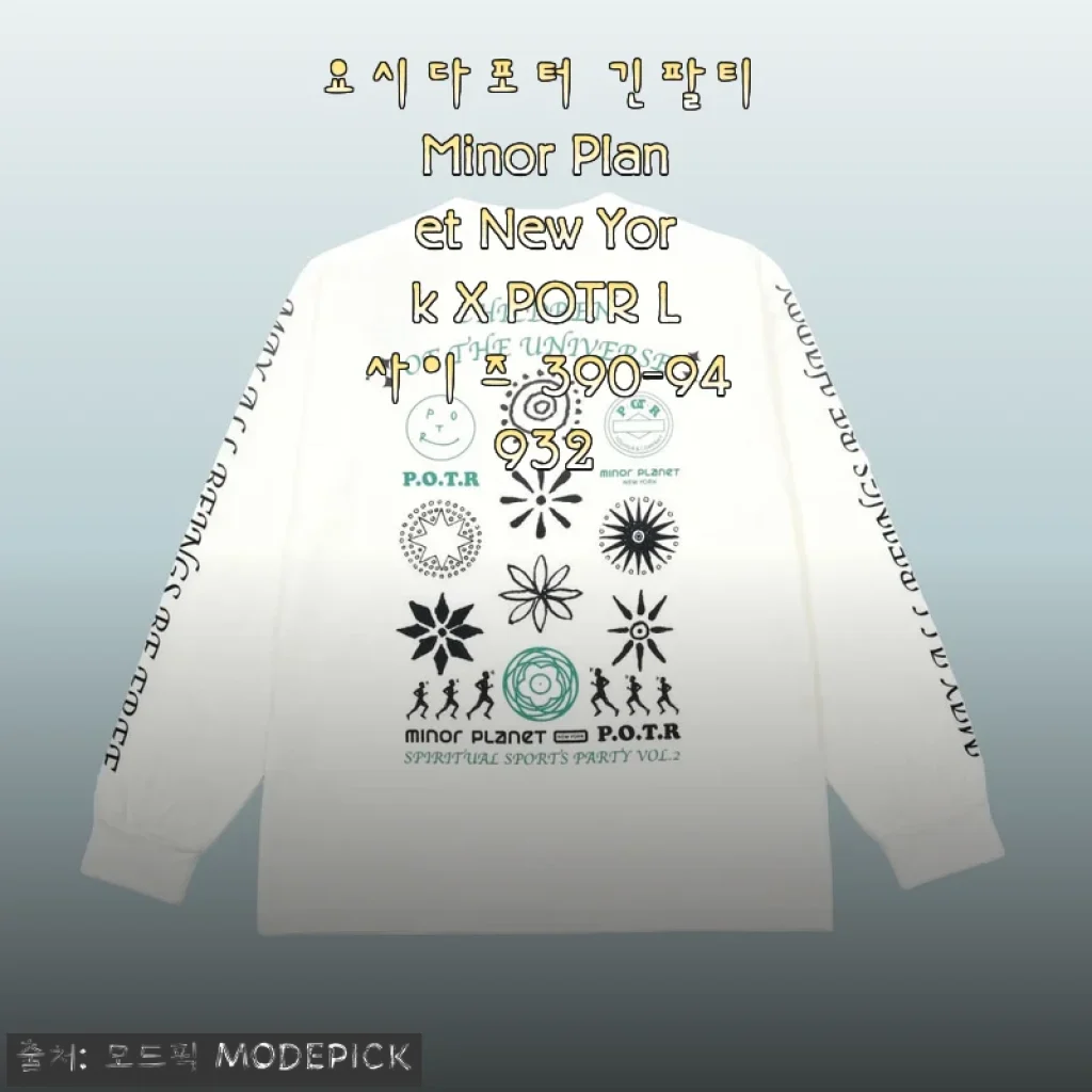 요시다포터 긴팔티 Minor Planet New York X POTR L사이즈 사용후기
