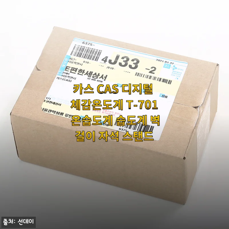 카스 CAS 디지털 체감온도계 T-701 사용후기와 상세 소개