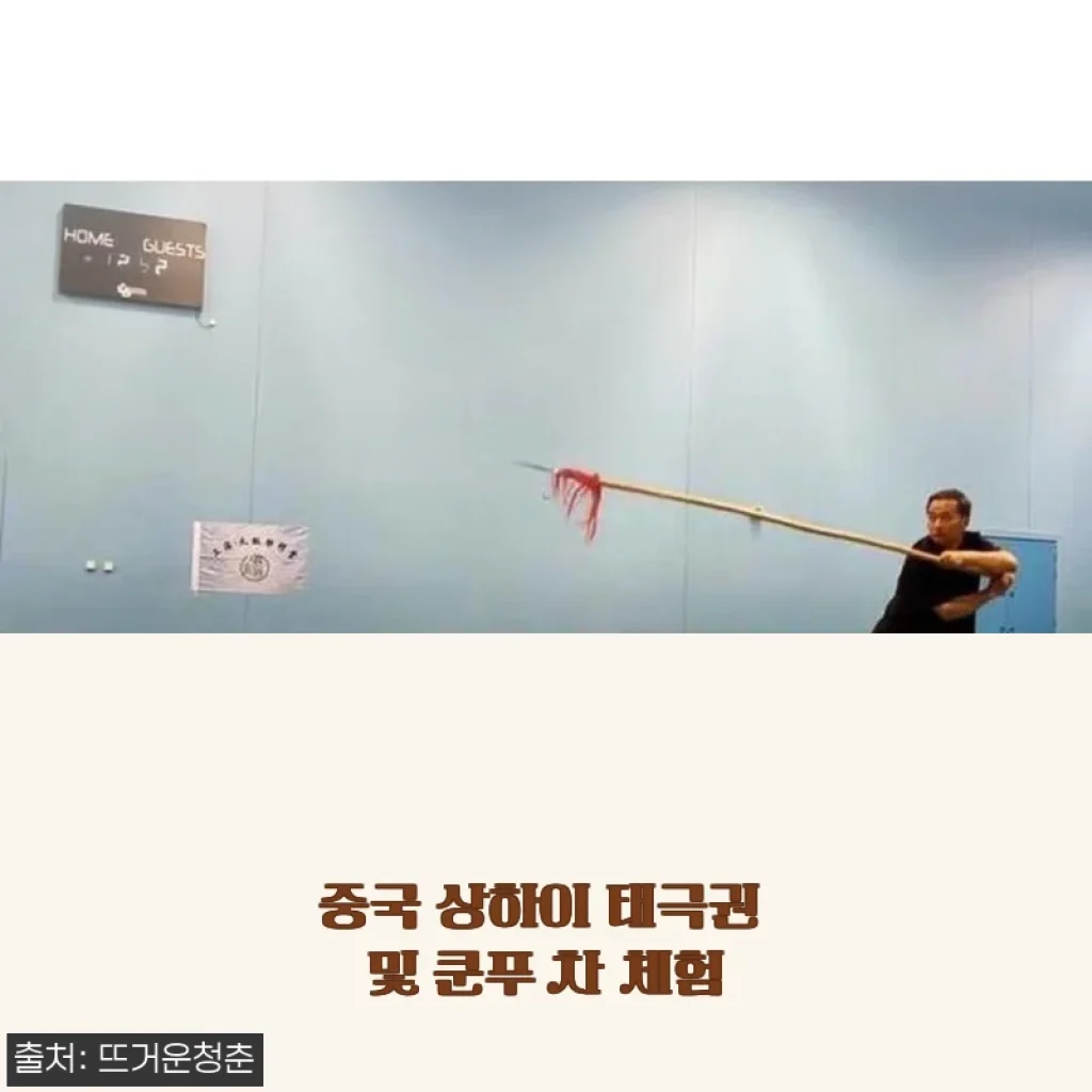 중국 상하이 태극권 및 쿤푸 차 체험 사용 후기