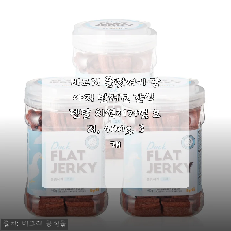 비그리 플랫져키 강아지 덴탈껌 사용후기: 우리 반려견 이빨 건강 지키는 선택