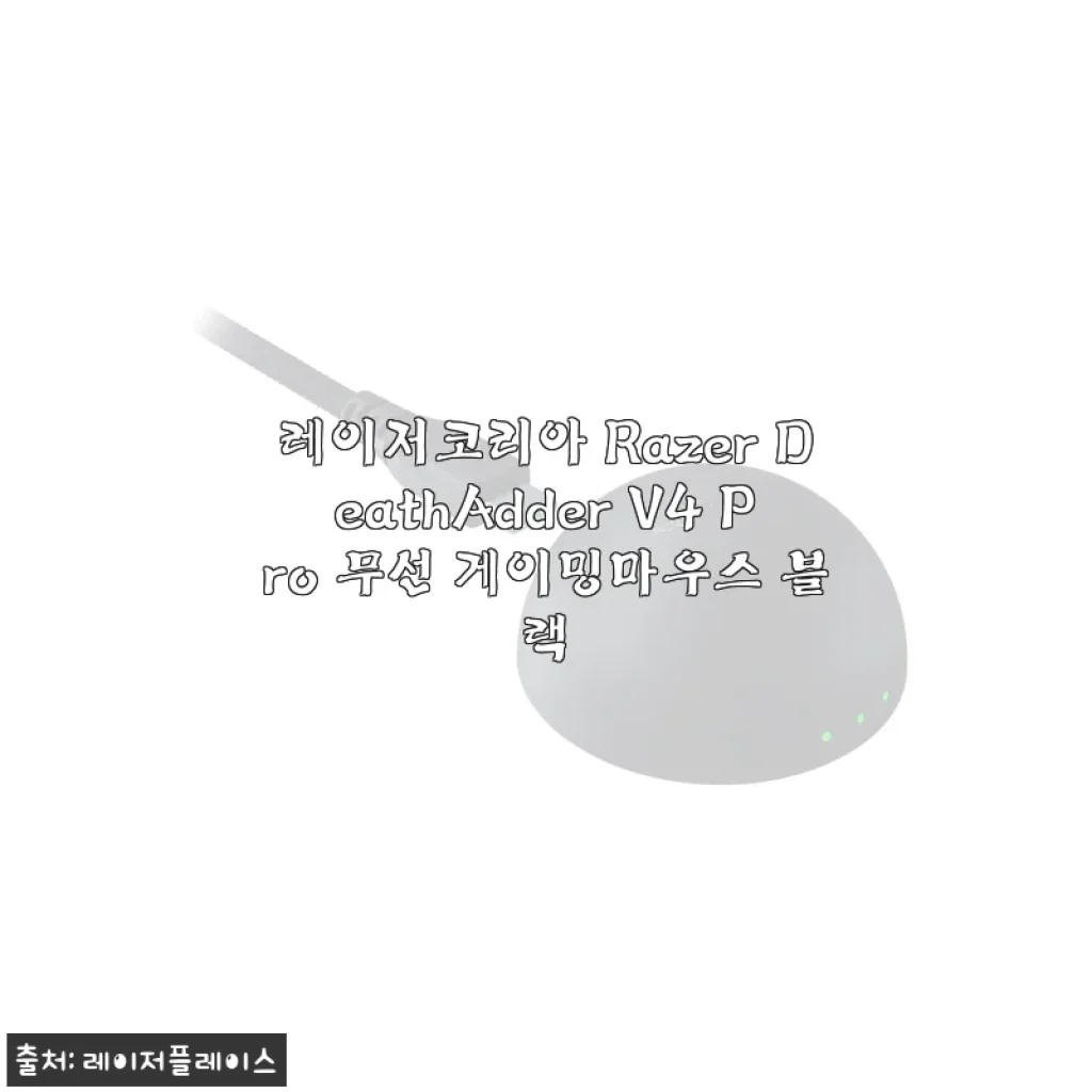 레이저코리아 Razer DeathAdder V4 Pro 무선 게이밍마우스 블랙 사용후기