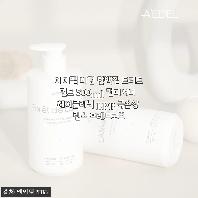 에이델 비건 단백질 트리트먼트 500ml 사용 후기와 장점 소개