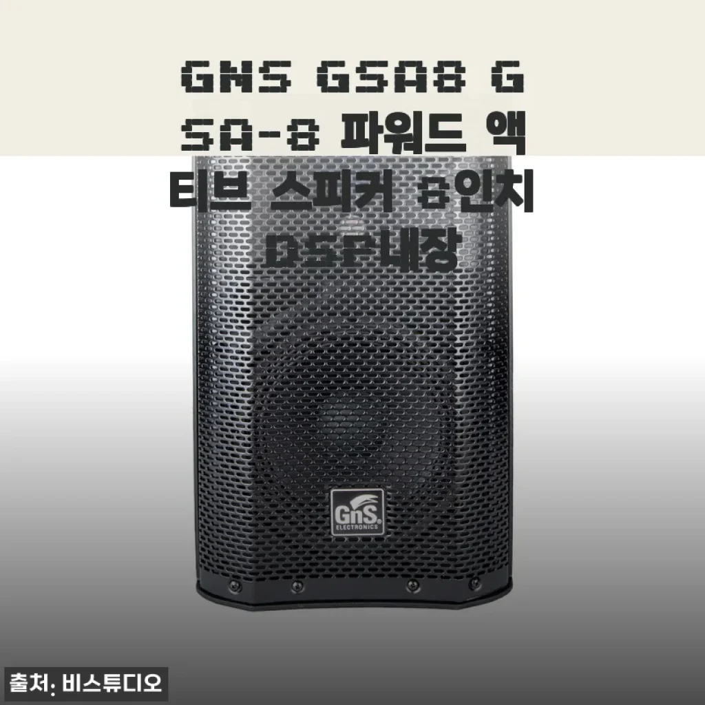 GNS GSA8 GSA-8 파워드 액티브 스피커 8인치 사용후기