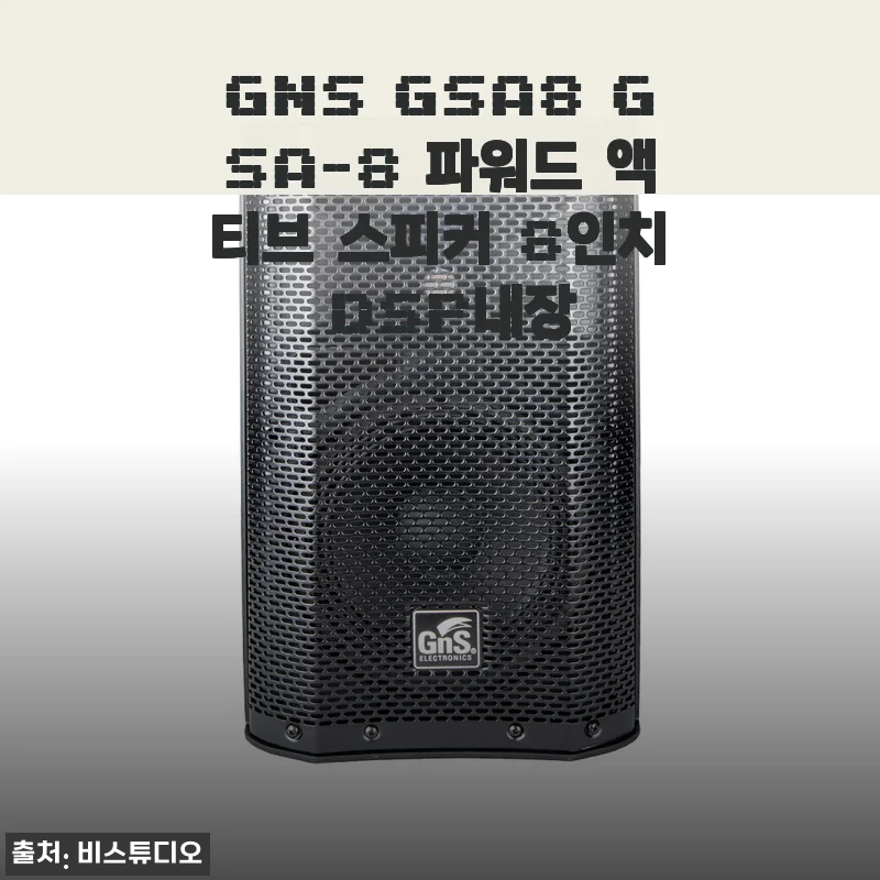 GNS GSA8 GSA-8 파워드 액티브 스피커 8인치 사용후기