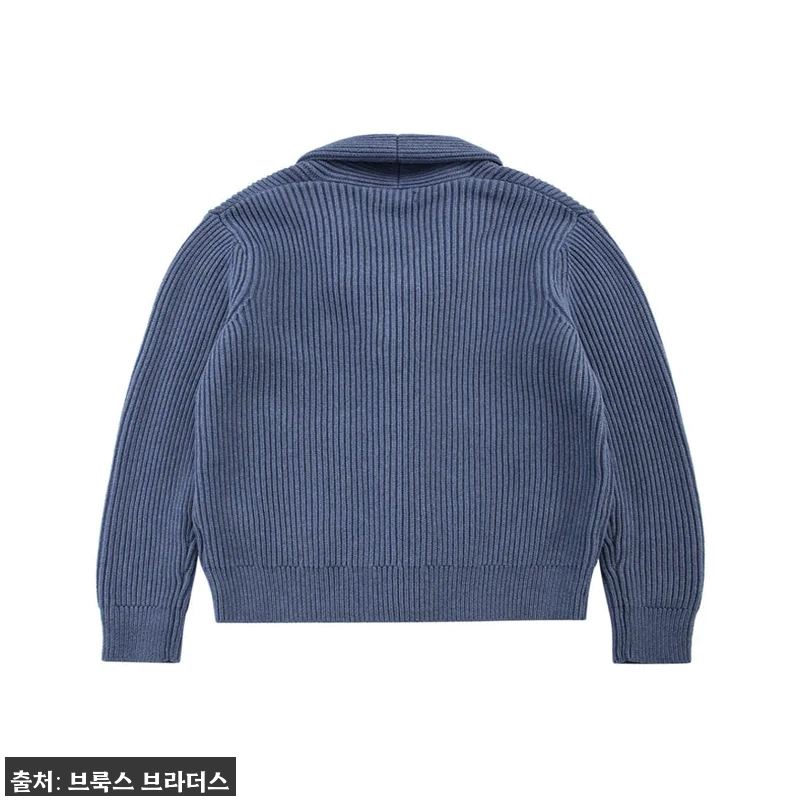 브룩스브라더스 코튼 립 숄 가디건 블 관련 이미지 1