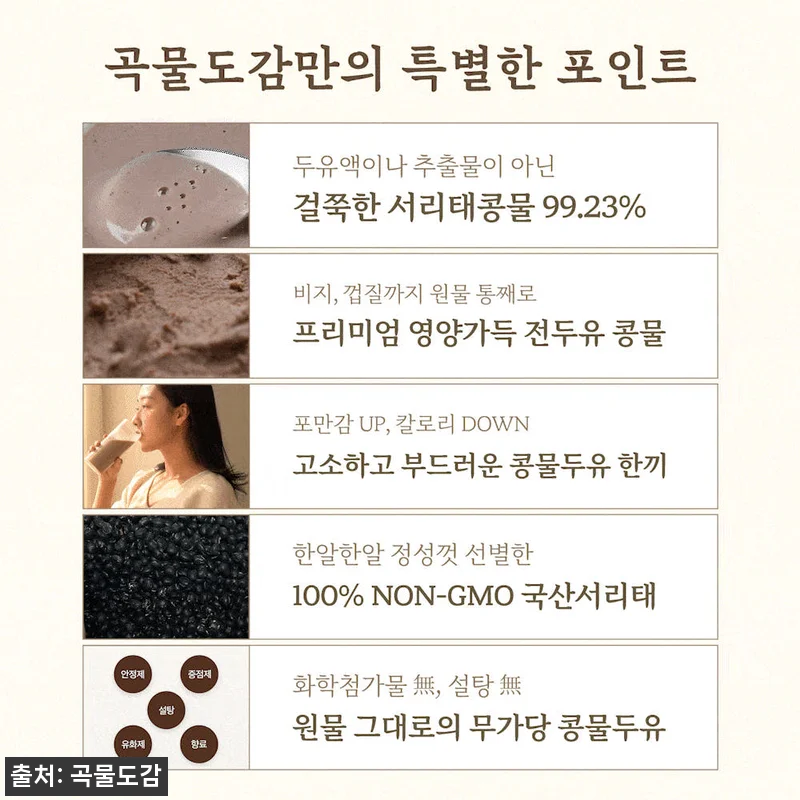 곡물도감 서리태 콩물 두유 국산 무가 관련 이미지 1