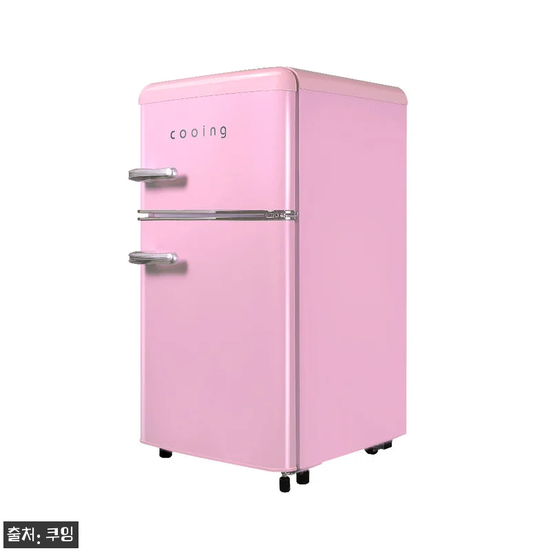 쿠잉 레트로 미니냉장고 REF-D85 관련 이미지 1
