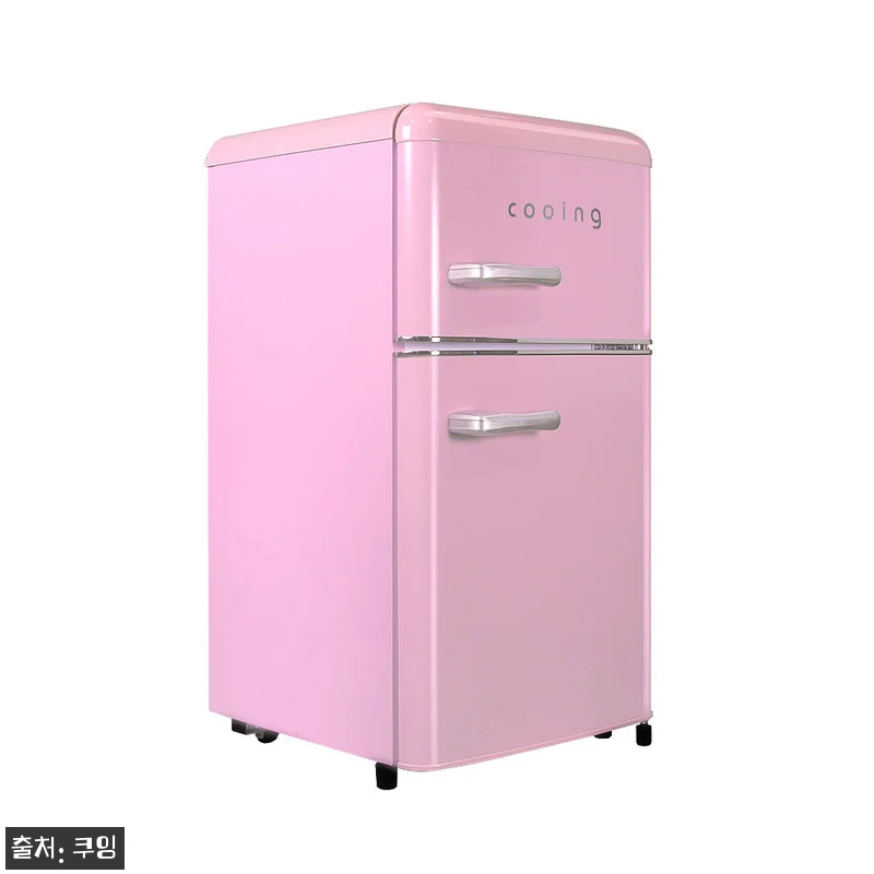 쿠잉 레트로 미니냉장고 REF-D85 관련 이미지 2