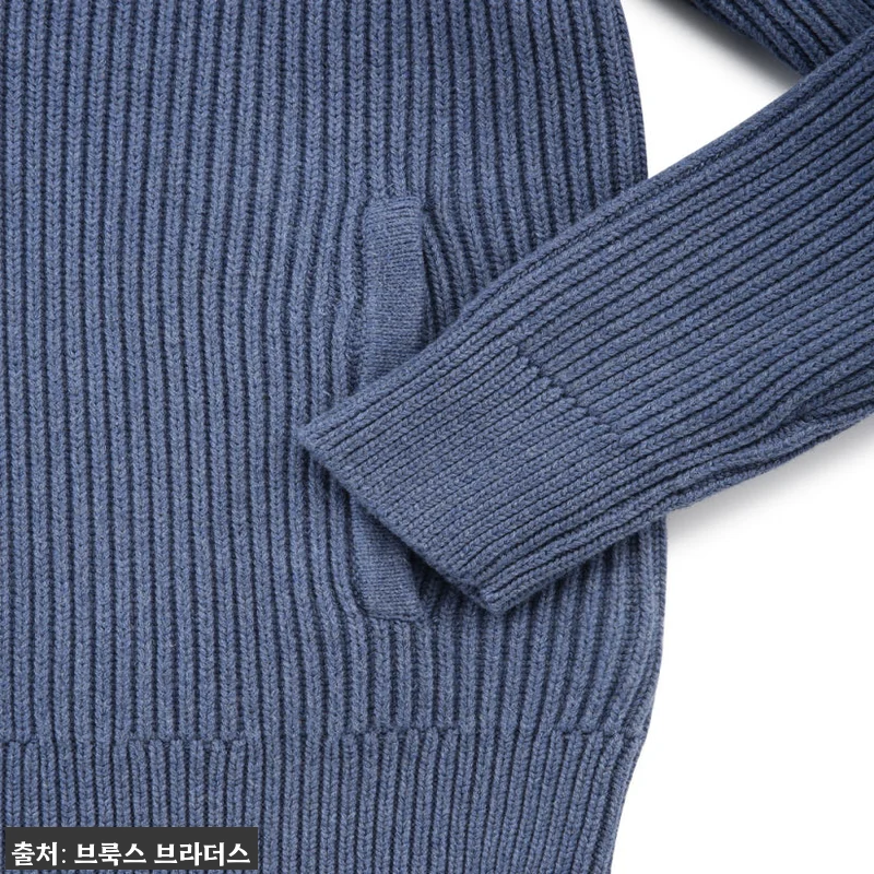 브룩스브라더스 코튼 립 숄 가디건 블 관련 이미지 4