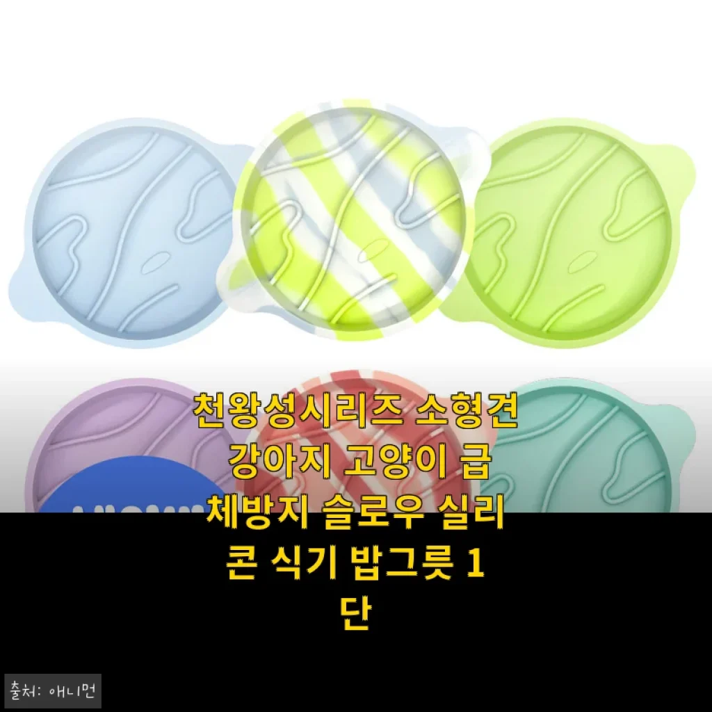 우리 댕냥이 식기 고민, 천왕성시리즈 슬로우 실리콘 밥그릇으로 해결한 후기
