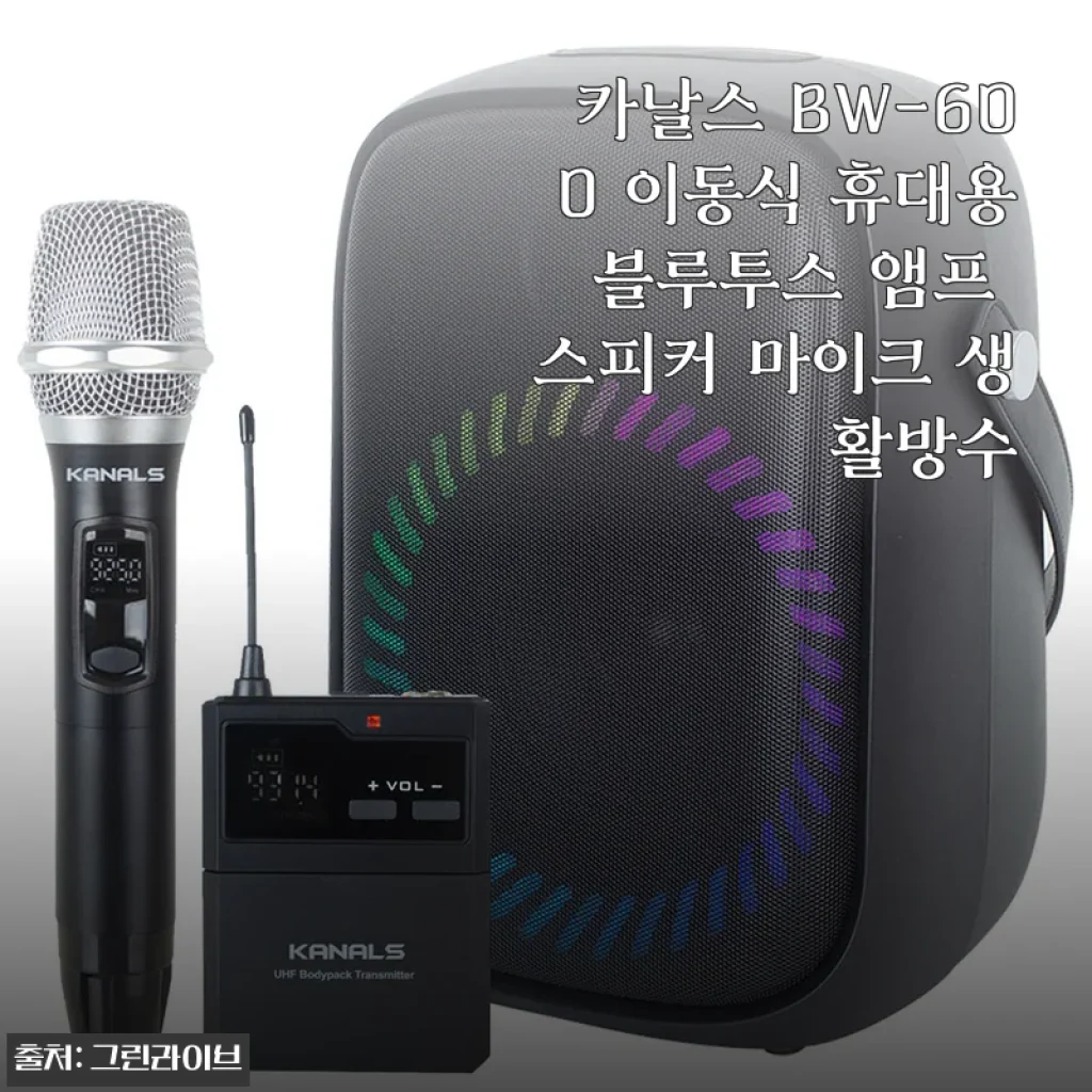 카날스 BW-600 이동식 블루투스 앰프 스피커 한 달 사용기, 야외 활동 즐기기 딱이에요