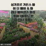 싱가포르 가든스 바이 더 베이 & 마리나베이샌즈 워킹 투어, 씨푸드 런치까지 완벽했던 하루
